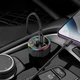 FM-трансмиттер Hoco E82 Guerrero 30W Black Bluetooth5.3/USB с RGB-подсветкой быстрая зарядка Type-C&USB (PD3.0+QC3.0) - изображение 8