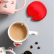 Новогодняя чашка с крышкой и ложкой "Санта", 360мл, керамика, Белый Smile - изображение 4