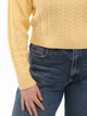 Светр жіночий жовтий укорочений 8423-1 ONE SIZE - зображення 8