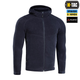 Тактична флісова кофта M-Tac Sprint Fleece Polartec, розмір XL, колір Dark Navy Blue - изображение 3