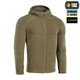 Тактична флісова кофта M-Tac Sprint Fleece Polartec, розмір M, колір Dark Olive - изображение 1