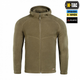 Тактична флісова кофта M-Tac Sprint Fleece Polartec, розмір L, колір Dark Olive - изображение 2