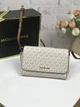 Сумка женская Michael Kors Medium Logo Convertible Crossbody Bag Vanilla (35H8GTTC6B) - изображение 2
