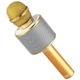 Беспроводной караоке-микрофон детский со встроенной колонкой Handheld KTV Bluetooth-Microphone Gold, золотистый (WS-858G) - изображение 4