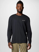 Лонгслів чоловічий Columbia North Cascades Long Sleeve Tee 1834021008 S Чорний (195981693287) - зображення 1