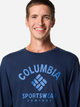 Лонгслів чоловічий Columbia Rockaway River Graphic LS Tee 2022191467 S Темно-синій (195981216554) - зображення 5