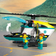 Zestaw klocków LEGO City Helikopter ratunkowy 226 elementów 6 szt (60405) - obraz 4