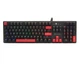 Механическая клавиатура A4Tech Bloody S510R Fire Black, красные свечи, черная, RGB подсветка клавиш, USB - изображение 1