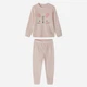 Детская теплая велюровая пижама для девочки Minoti 20pj2 41556JNR 92-98 см Бежевая (5063025373554) - изображение 8