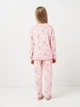 Детская теплая велюровая пижама для девочки Minoti 20pj4 41558JNR 92-98 см Розовая (5063025373738) - изображение 2