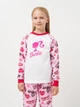 Детская теплая пижама для девочки Smile Time Barbie Girl OX36-21-1 116 см Розовая (st_2000000151663) - изображение 3