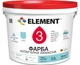 Краска интерьерная ELEMENT 3 водно-дисперсионная матовая база А белая 1 л - изображение 1