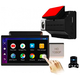 Відеореєстратор 3" сенсорний єкран Full HD Android 4G GPS WiFi ADAS BT 2 камеры AKS11 - изображение 1