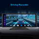 Відеореєстратор на торпеду 10.26" 4K Full HD сенсор 4G Sім GPS Android Wi-Fi Carplay Android Auto Hands-Free FM-трансмітер 2 камери KST99 - изображение 5