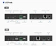 Подовжувач 4K 60Гц HDMI KVM (USB-клавіатура та миша) по витій парі або поверх IP до 120 м Lenkeng LKV582KVM - зображення 3