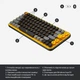 Клавіатура Logitech POP Keys Wireless GX Brown Blast Yellow (920-010735) - изображение 9