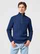 Свитер зимний на молнии мужской Wrangler 112357291 M Темно-синий (5401139129450) - изображение 1