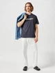 Футболка хлопковая длинная мужская Wrangler 112350526 XL Черная (5401019845449) - изображение 4