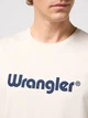 Футболка хлопковая длинная мужская Wrangler 112350523 3XL Белая (5401019845166) - изображение 5