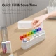 Премиальный контейнер для таблеток Koviuu Weekly Pill Organizer 1 Time a Day White - изображение 7
