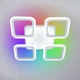 Управляемая светодиодная люстра ESLLSE ROOM 70W 4S SMART 385×385×75мм Белая с подсветкой RGB - изображение 1