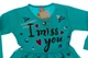 Платье с длинным рукавом трикотажное I miss you зеленое 128 см (34463) - изображение 2