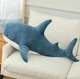 Мягкая игрушка плюшевая акула shark doll 60 см подушка акула для обнимашек игрушка для детей - изображение 4