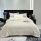 Двухслойный плед Королевский Шарпей на овчине L&M Home Textiles Молочный евро 200х230 - изображение 1