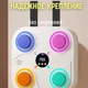 Боксерская настенная мишень Boxing Target 33 см с Bluetooth музыкальным ритмом и RGB подсветкой для домашних тренировок Белая - изображение 6