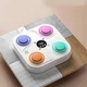 Боксерская настенная мишень Boxing Target 33 см с Bluetooth музыкальным ритмом и RGB подсветкой для домашних тренировок Белая - изображение 7