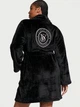 Халат Victoria's Secret Short Cozy Robe Black Logo New XS\S Чорний (26865822) - зображення 2