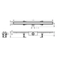 Трап линейный для душа HANSGROHE RainDrain Compact 1000мм сатин 56183000 - изображение 6