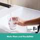 Змішувач для умивальника з джойстиком HANSGROHE Tecturis E EcoSmart+ чорний латунь 73011670 - зображення 6