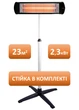 Инфракрасный обогреватель DELFA HI 2123 + стойка - изображение 1
