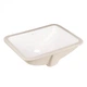 Раковина врезная прямоугольная Qtap Stork 535x370x195 White QT1511H0422DW Белая - изображение 3