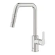 Змішувач для кухні із висувною лійкою GROHE Eurosmart сатин метал 30619DC0 - зображення 5
