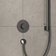 Внешняя часть смесителя без скрытой части HANSGROHE ShowerSelect Comfort S графит латунь 155мм 15553340 - изображение 2
