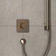 Зовнішня частина змішувача без прихованої частини HANSGROHE ShowerSelect Comfort Q бронза латунь 155x155мм 15581140 - зображення 2