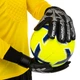 Перчатки вратарские с защитой пальцев Reusch Goalkepeer Gloves 815 размер 8 Black-Silver - изображение 7