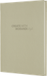Записная книга Buromax Morandi Style A5 в клетку 80 листов твердая обложка Оливковая (BM.2411-36) - изображение 1