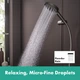 Душова лійка HANSGROHE Raindance Select S із кнопкою 125мм пластик графіт 26014340 - зображення 2