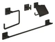 Набор аксессуаров для ванной GROHE QuickFix Start Cube прямоугольный металл черный 411152430 - изображение 1