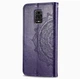 Чехол Vintage для Xiaomi Redmi Note 9 Pro Max книжка кожа PU фиолетовый - изображение 3