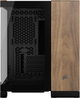 Корпус Corsair 2500X Micro ATX Black/Walnut Wood (CC-9011286-WW) - зображення 2