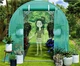 Парник теплица Garden Line 10 м² 400x250 см с оцинкованным каркасом и защитной пленкой зеленая - изображение 3