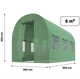 Cадовая теплица парник Plonos 6m2 2x3м Польша JDT-0845244 - изображение 3