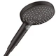 Душова лійка HANSGROHE Raindance із кнопкою 125мм пластик чорна 26014670 - зображення 1