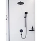 Душова лійка HANSGROHE Raindance із кнопкою 125мм пластик чорна 26014670 - зображення 2