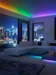 Светодиодная влагостойкая самоклеющаяся LED RGB 3528 лента Rainbow Light с пультом ДУ и блоком питания - изображение 7
