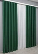 Комплект готовых штор VR-Textil Bagema Rvs № 1475ш Зеленый 150х270 см 2 шт (33-0342) - изображение 4